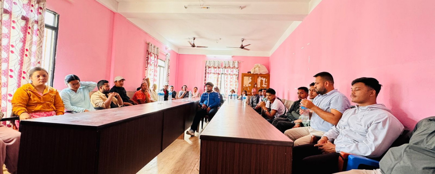 सडक हेरालु अन्तरक्रिया तथा मर्मत सामाग्री हस्तान्तरण, मिति २०८२/०१/०५
